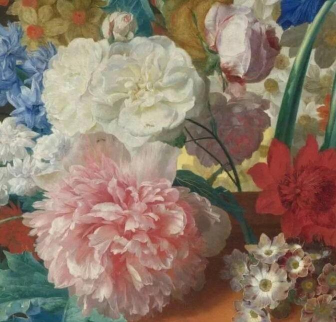 静物画 16世纪古典花卉静物︱荷兰静物画家Jacob van Hulsdonck画作品_