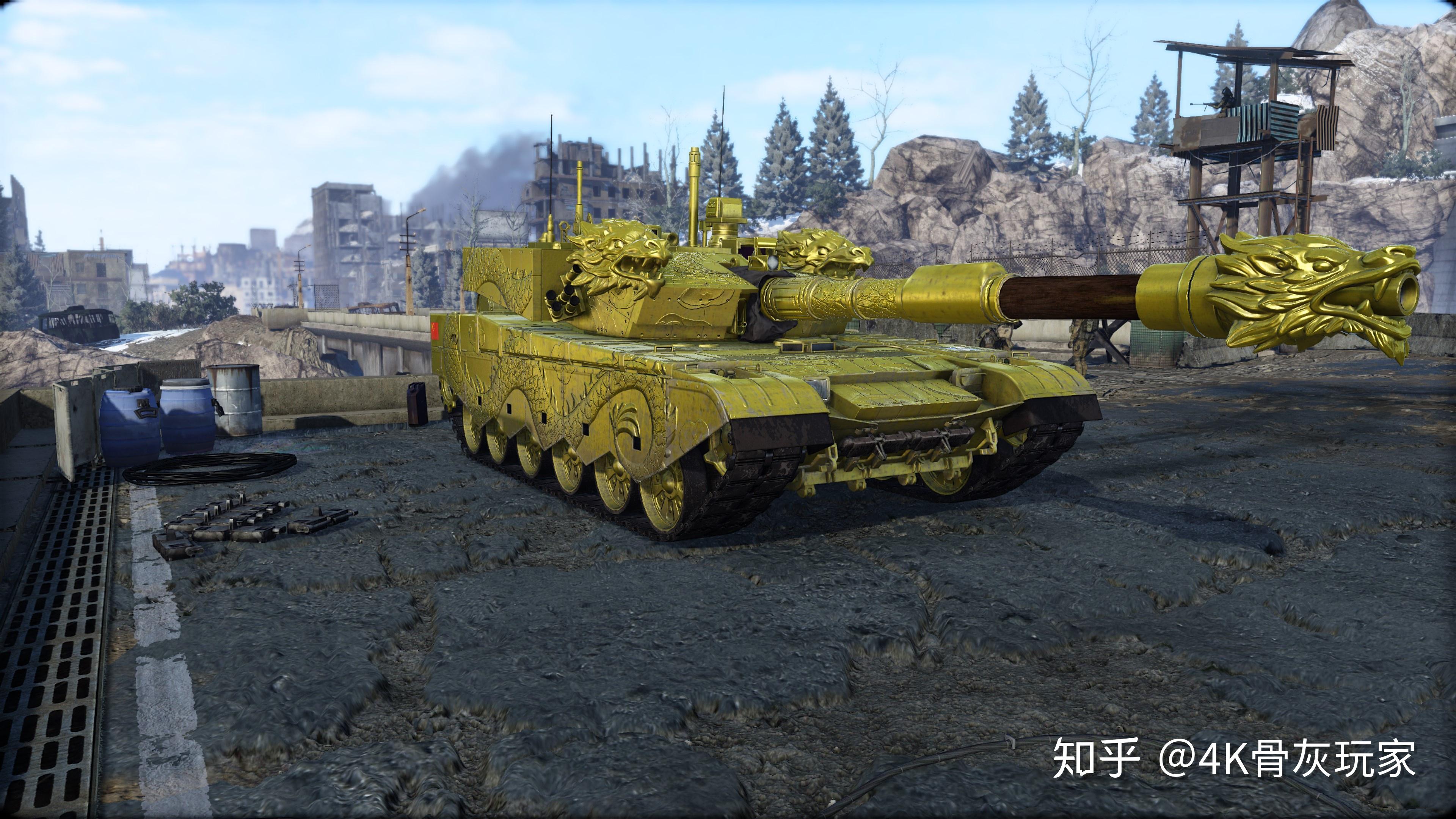 神车单发1288伤害中华神车金龙99a2140十级重坦装甲战争4k超清游戏