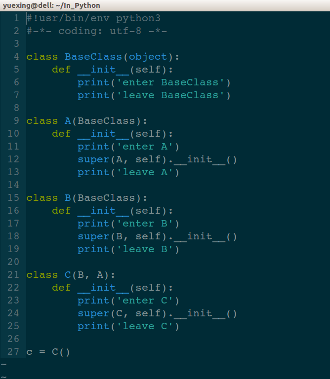 Python super() 函数 - 知乎