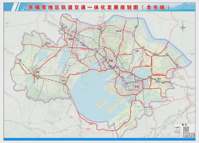 蘇錫常地區軌道交通一體化發展規劃圖曝光常州站點分佈