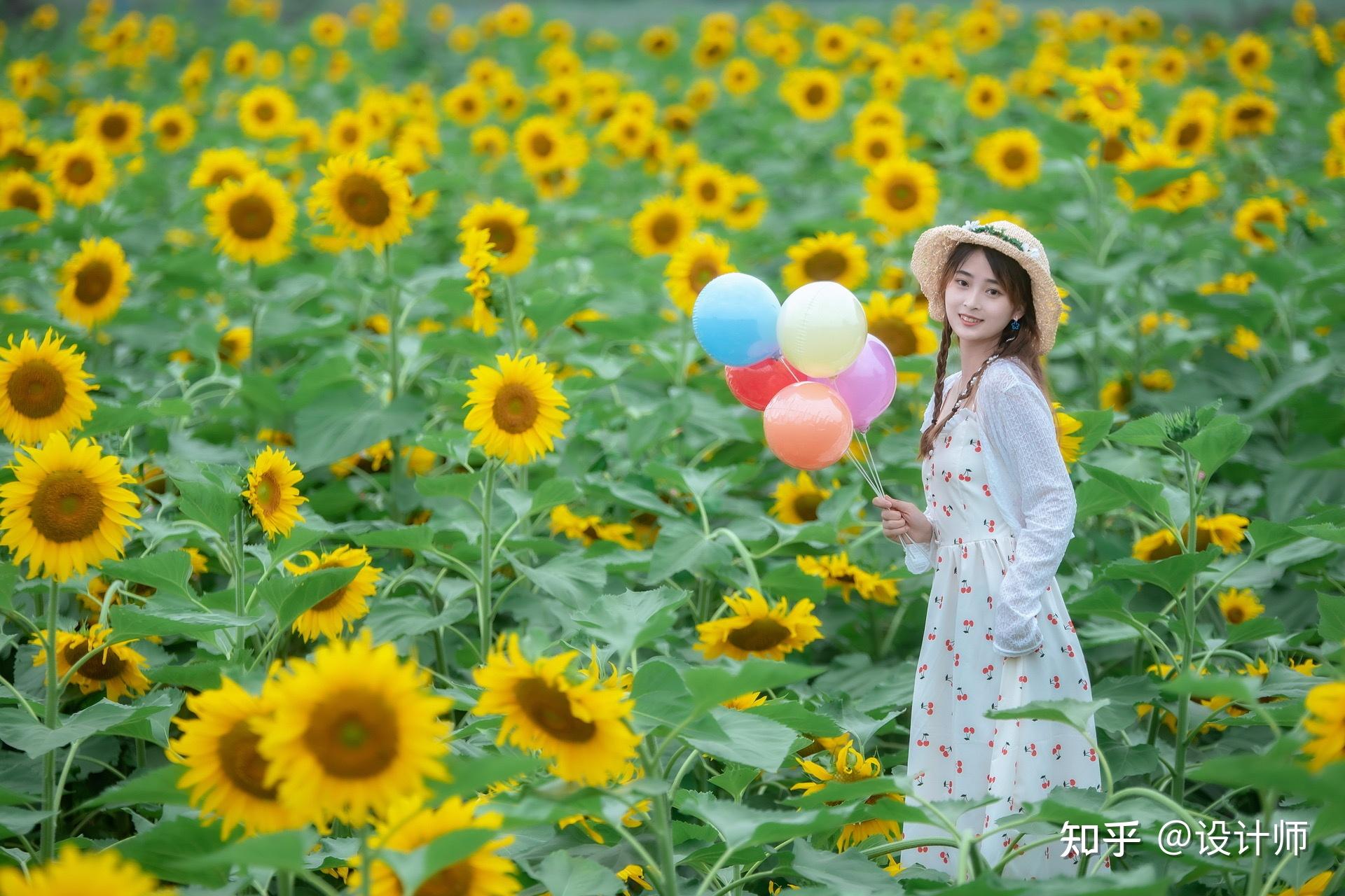 向日葵人像如何拍?解锁几个简约好看的姿势,拍出吸睛的照片