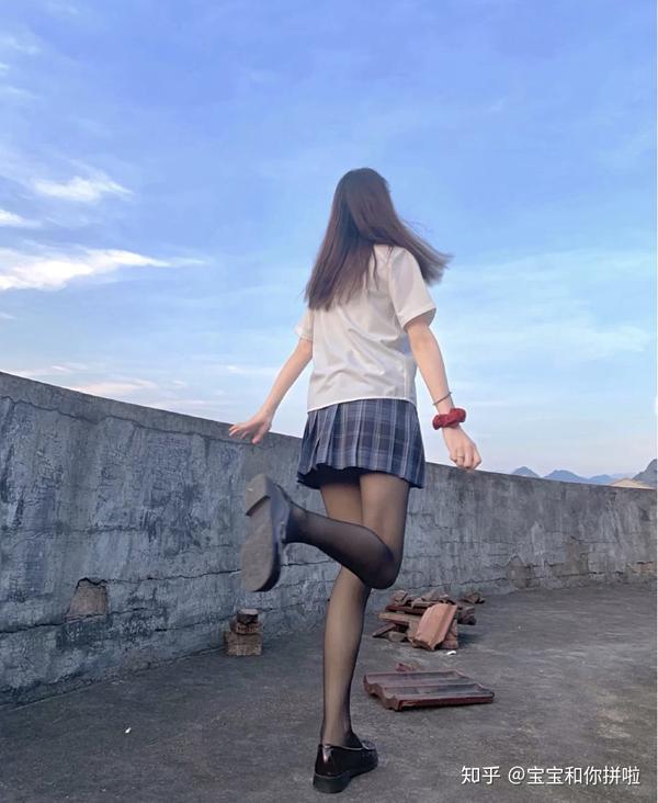 jk制服配黑丝sexy到爆炸