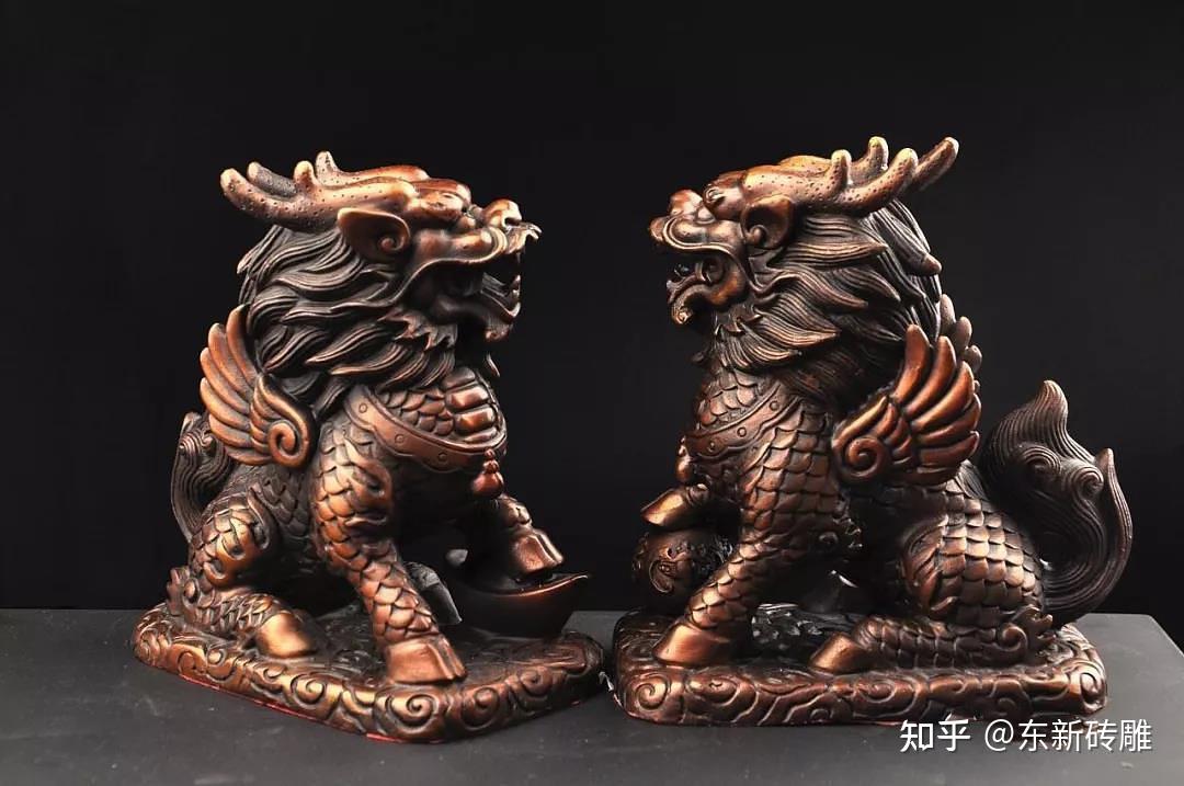 东新砖雕大百科带你了解与四灵齐名的上古解镇宅神兽麒麟