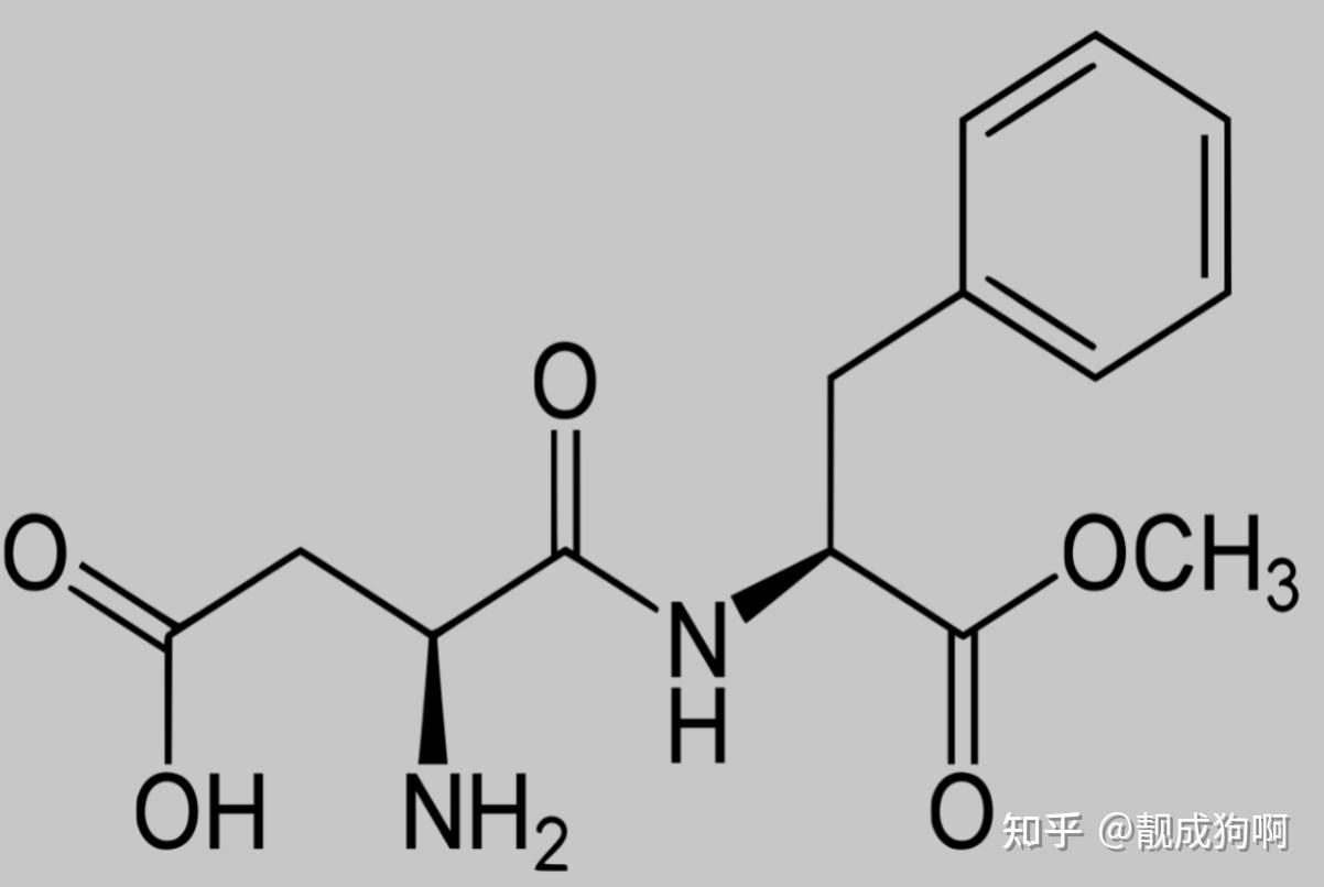 图为阿斯巴甜分子式阿斯巴甜(aspartame,apm),化学名天门冬酰苯丙氨酸