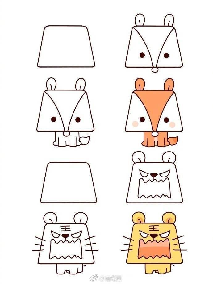 有什么适合画在手帐上的萌萌简笔画? - 知乎