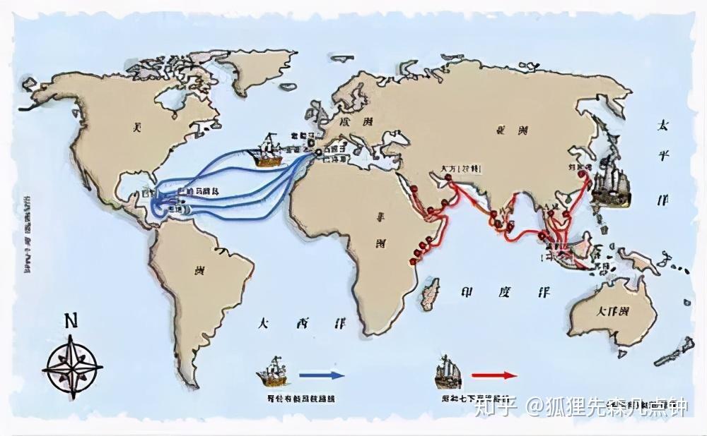 印度洋贸易示意图图片