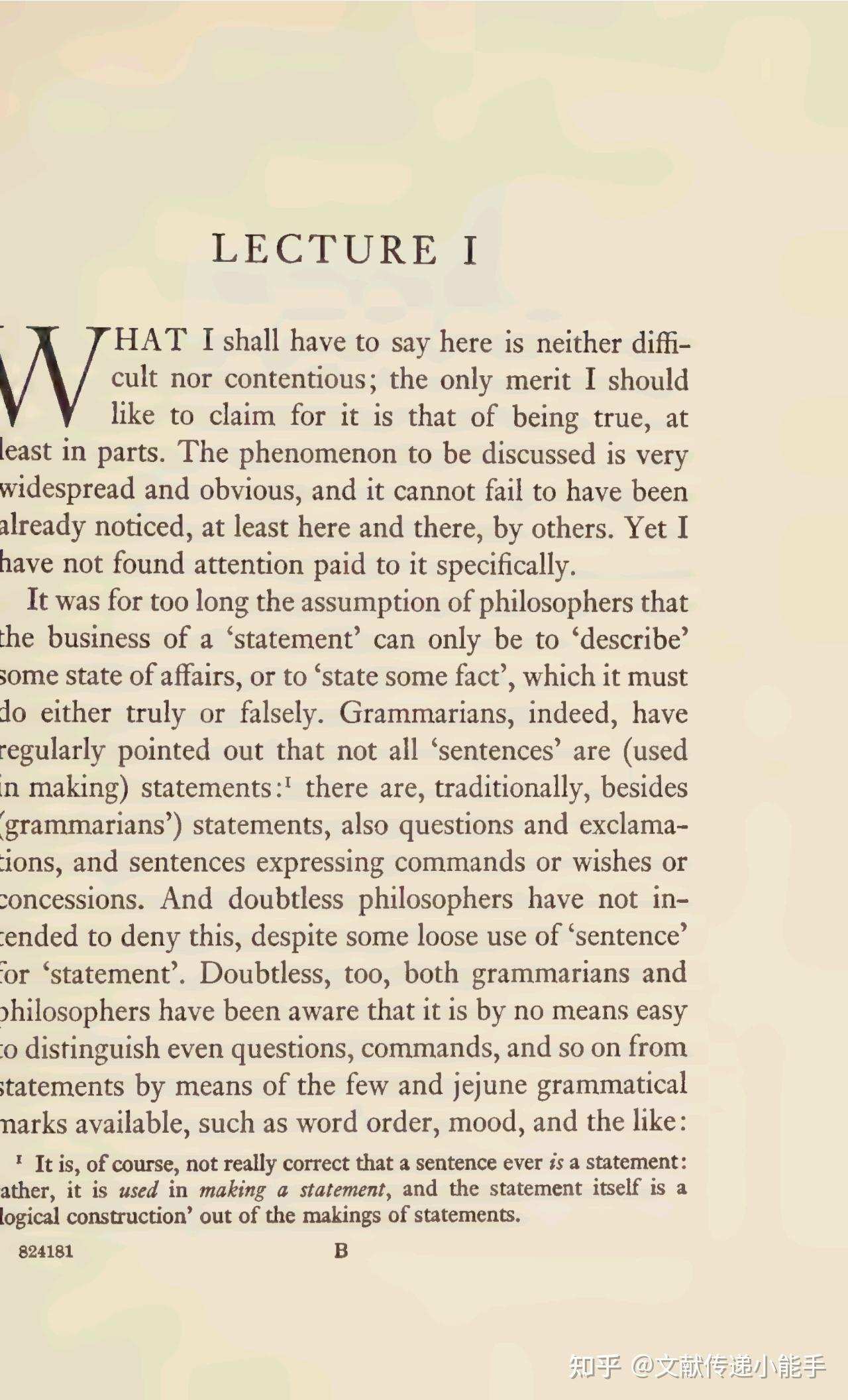 约翰·朗肖·奥斯汀,如何以言行事,英文版,How to do things with words by J.L.Austin 1962 知乎
