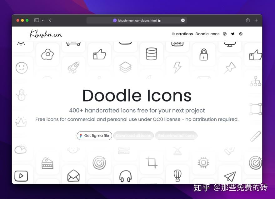 Doodle Icons - 一组免费商用的涂鸦风格图标库,可爱轻快又独特 - 知乎