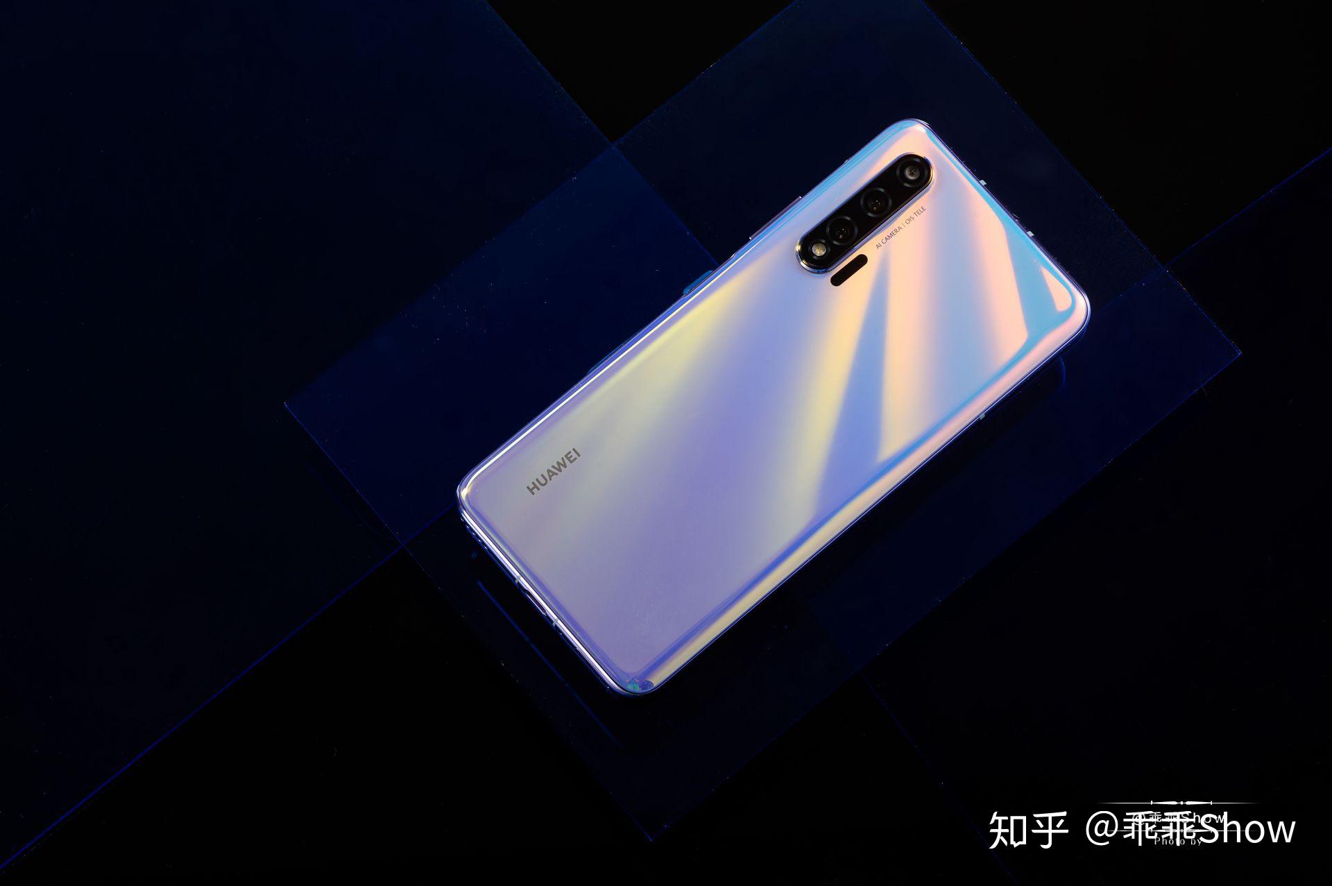 华为nova6手机图赏105前置超广角双摄双模5g自拍神器