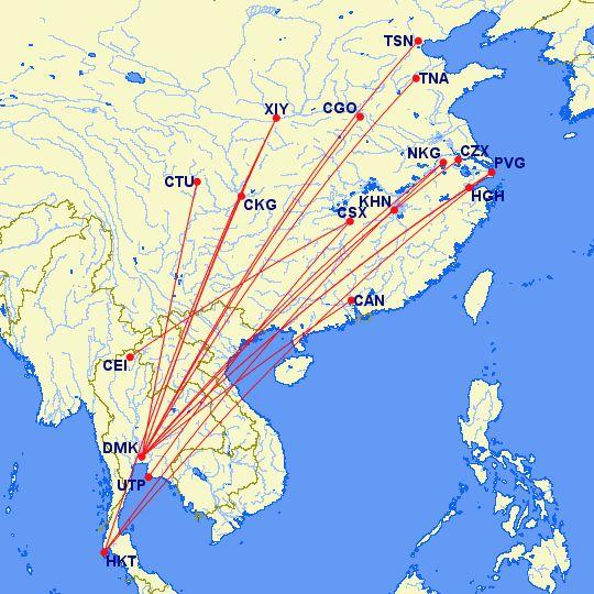 在中国频频发力,整整有13个城市有直通航线!