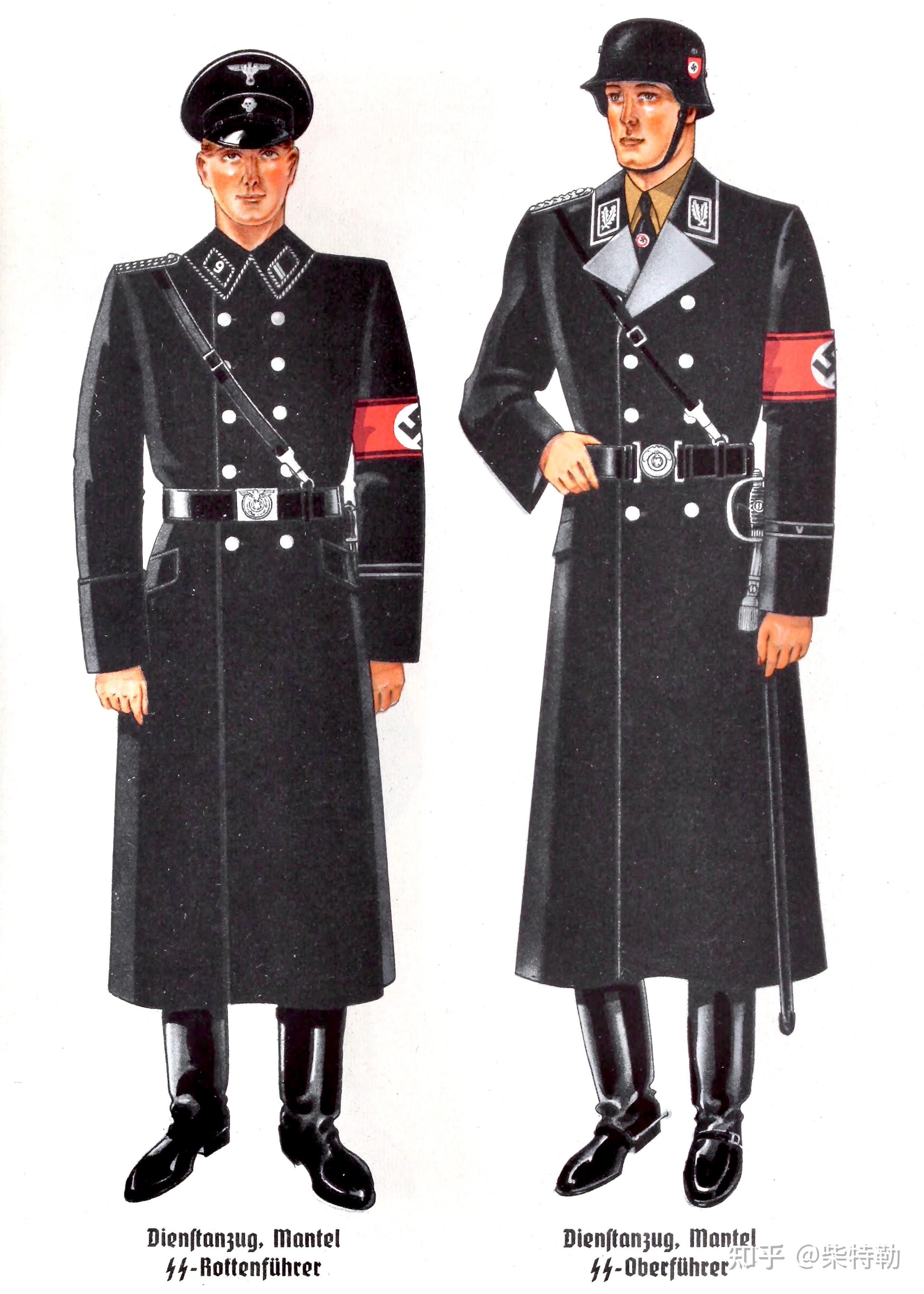 纳粹军服大衣图片