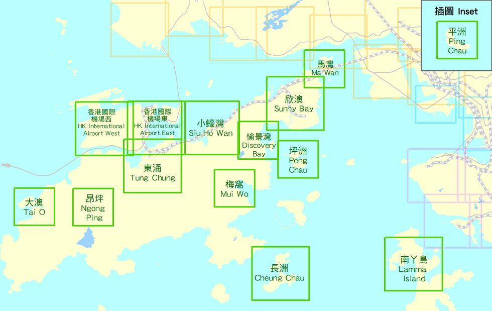 乾貨香港區域劃分及香港各大學分佈地鐵線路地圖