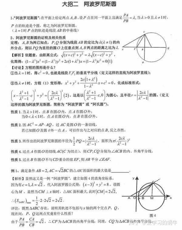 放大招 高中数学 数列 圆锥曲线 导数 解题技巧与口诀 汇总 吃透多拿分 知乎