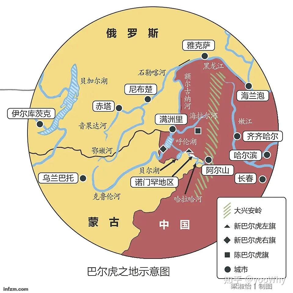 额尔古纳河流向图图片