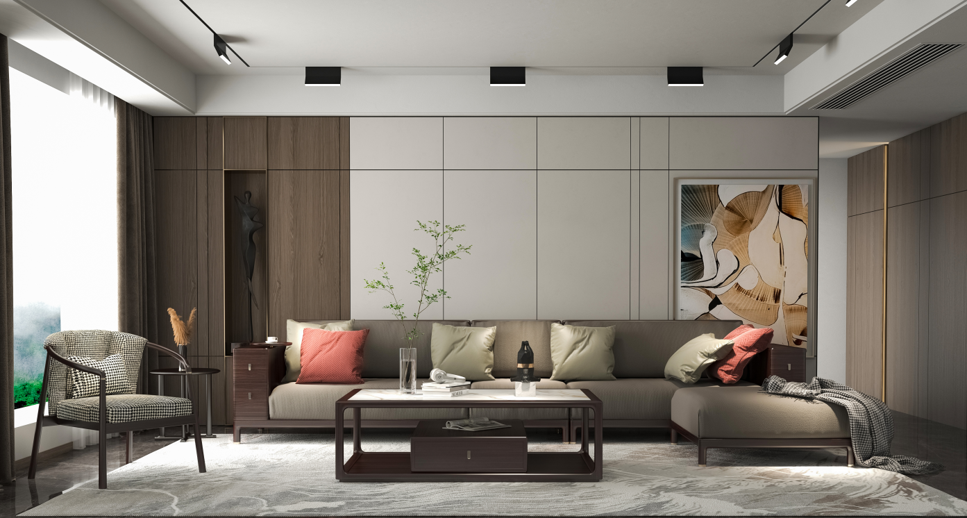 一统国际家居:家具系列·将中式元素与现代材质巧妙兼柔,铸就现代的