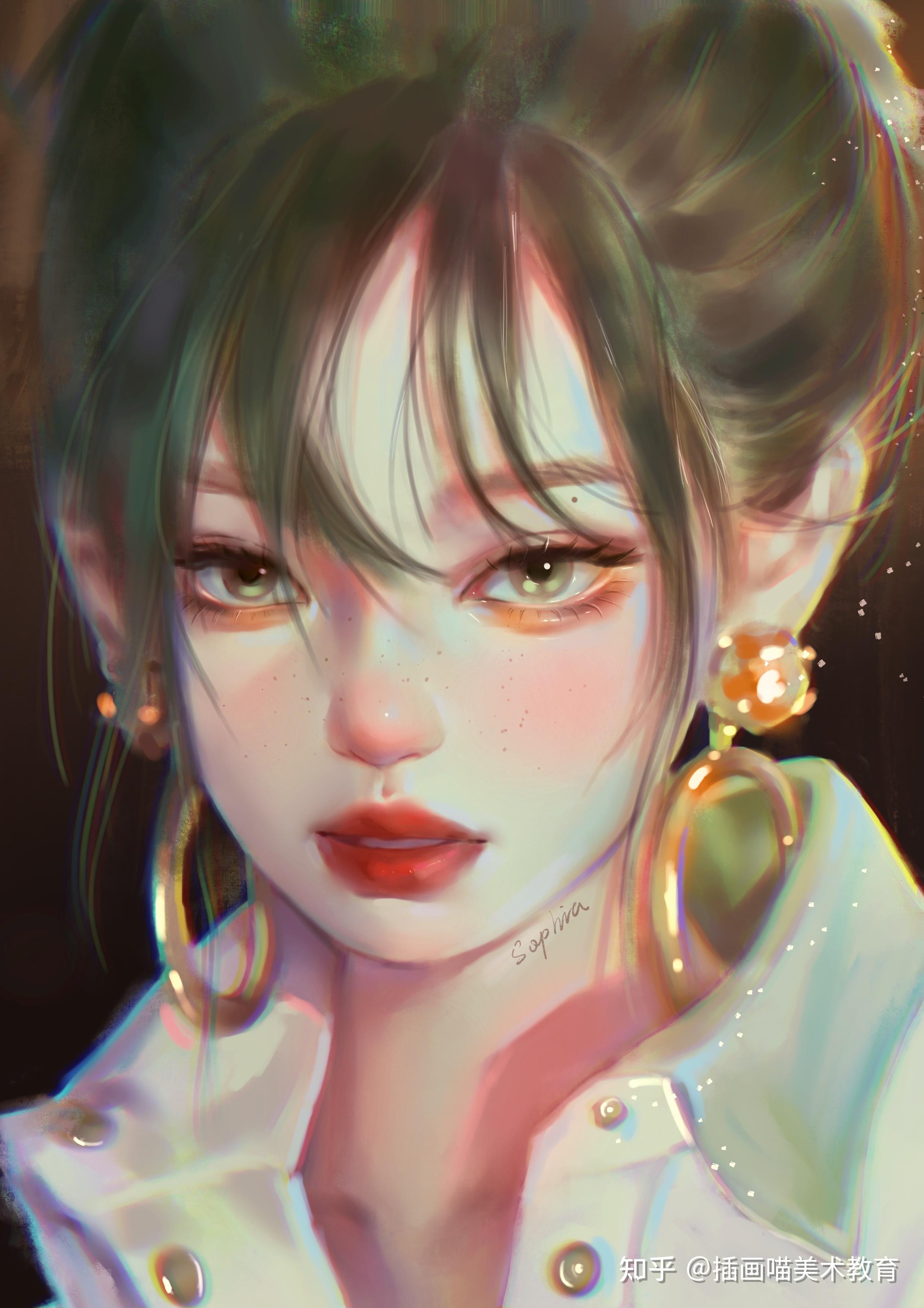 氛围感到底怎么营造?光影运用到极致的一组绝美人物插画作品