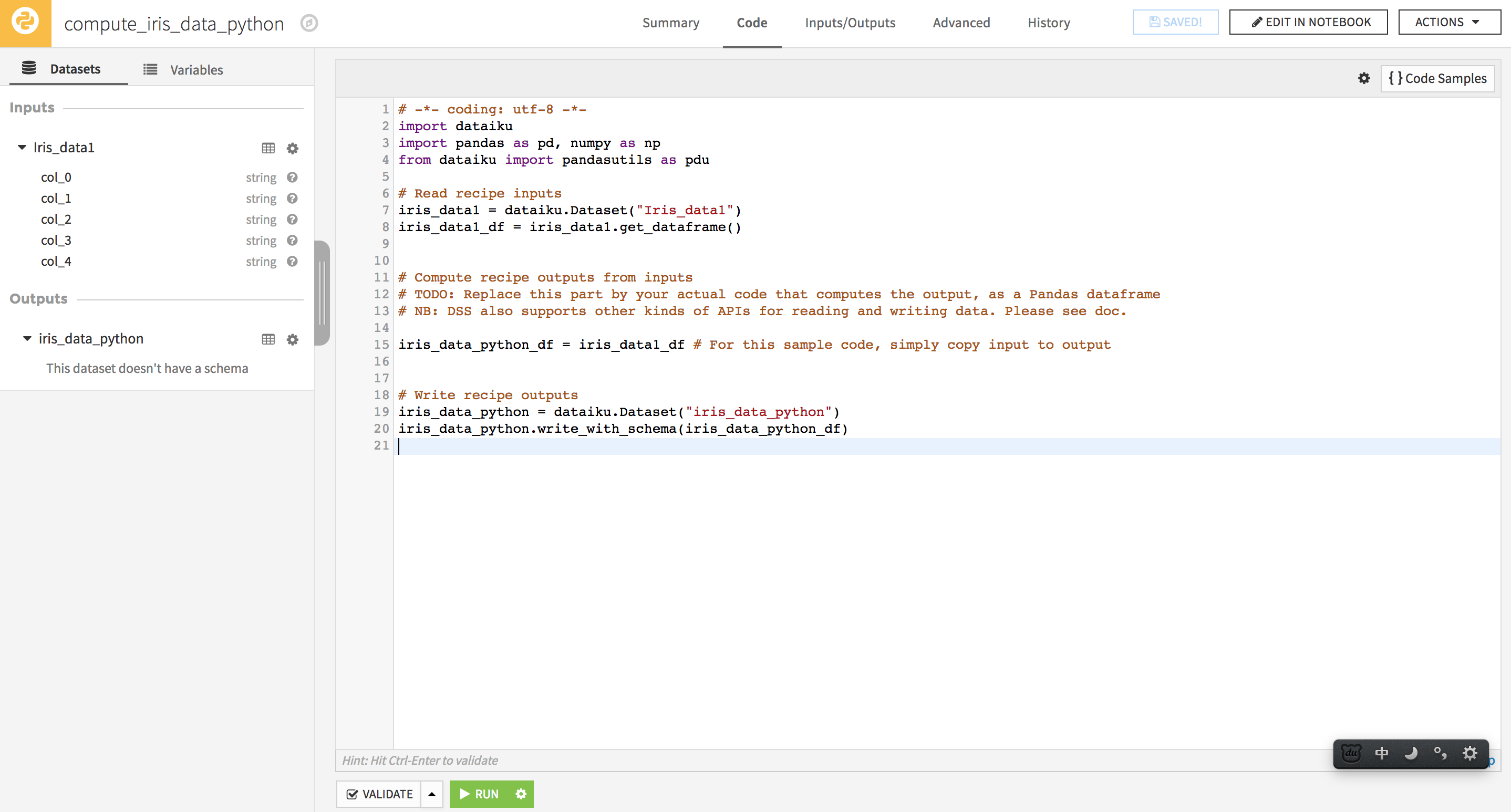 Dataiku DSS — 5.Code recipe介绍 - 知乎