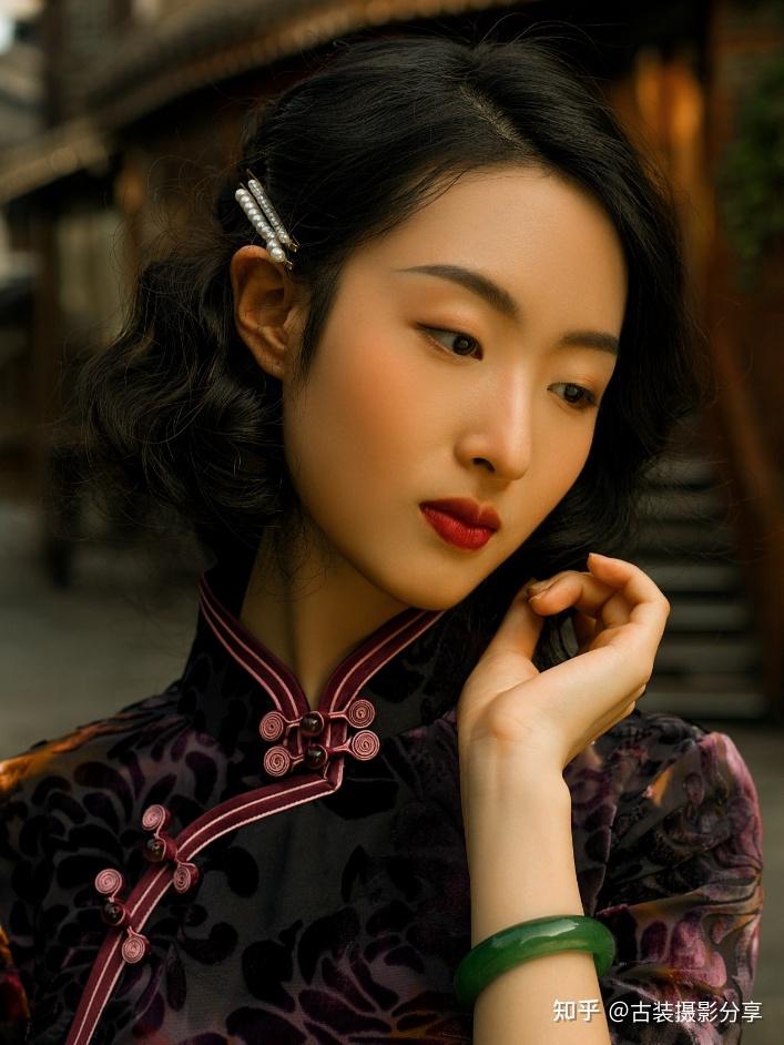 盘子女人坊写真摄影20年代复古旗袍风格欣赏