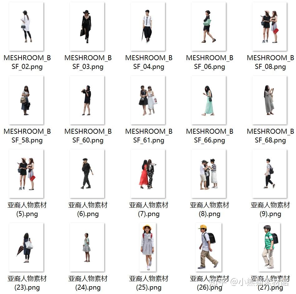 ps免抠高清人物素材分享国人范儿免费领取