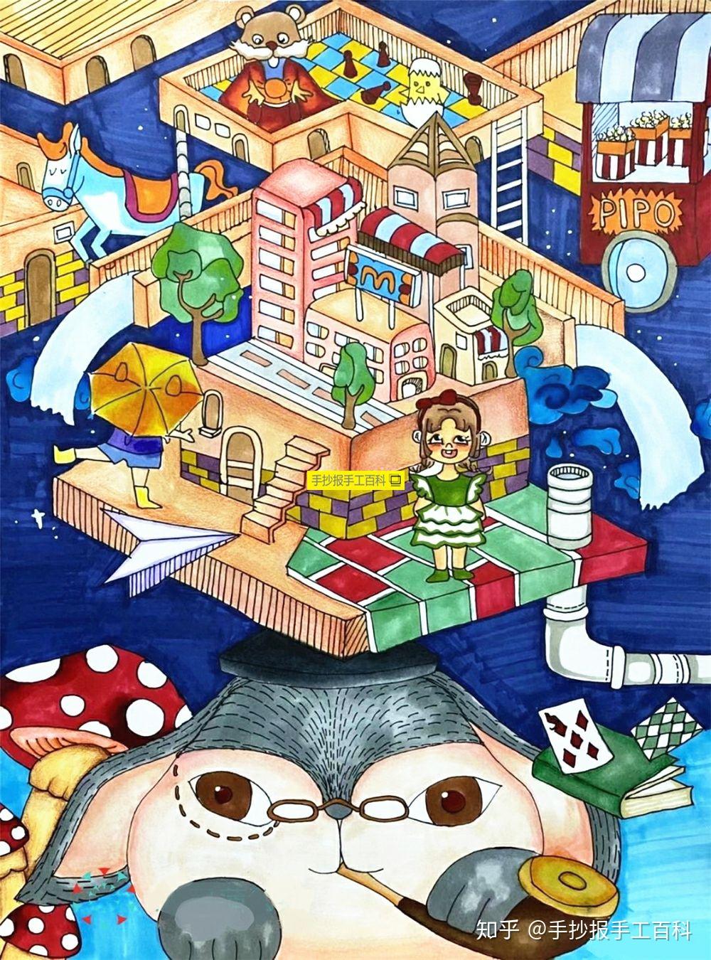 初选都画这么好?25届龙杯全国少儿绘画比赛进行时 - 知乎