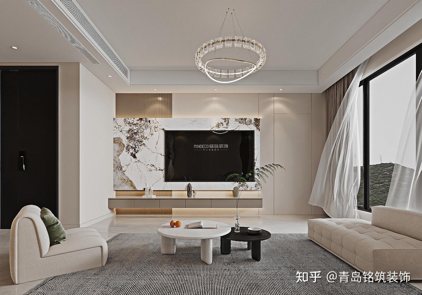 青岛装修|青特悦海府155㎡现代轻奢风,低调中的奢华享受 - 知乎
