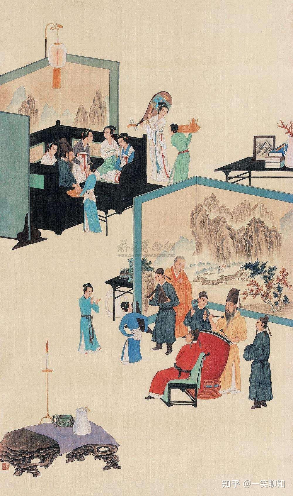 中国传世名画之《韩熙载夜宴图》还有一幅姊妹作你没见过吧?