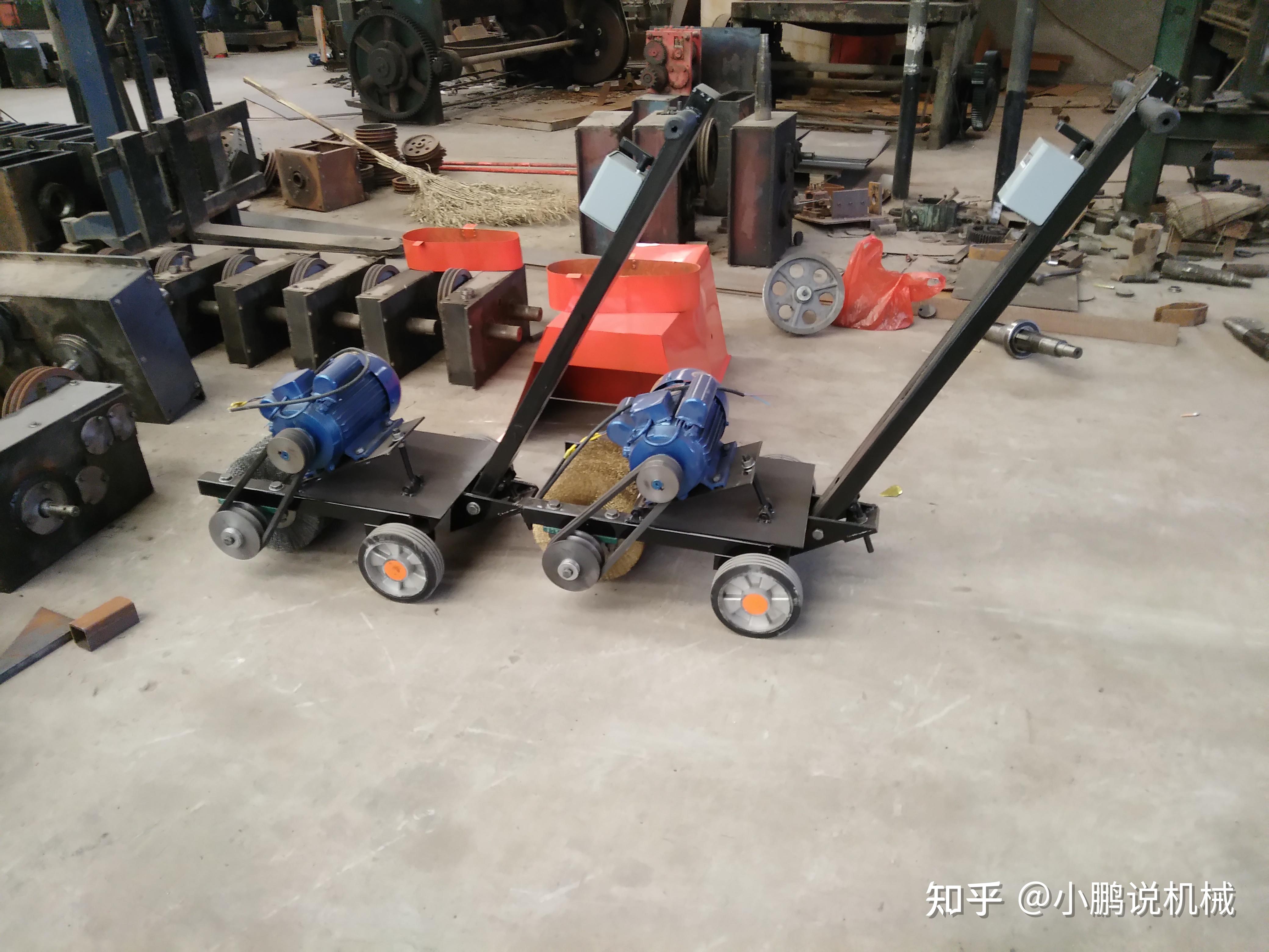 小型彩钢瓦打磨除锈机