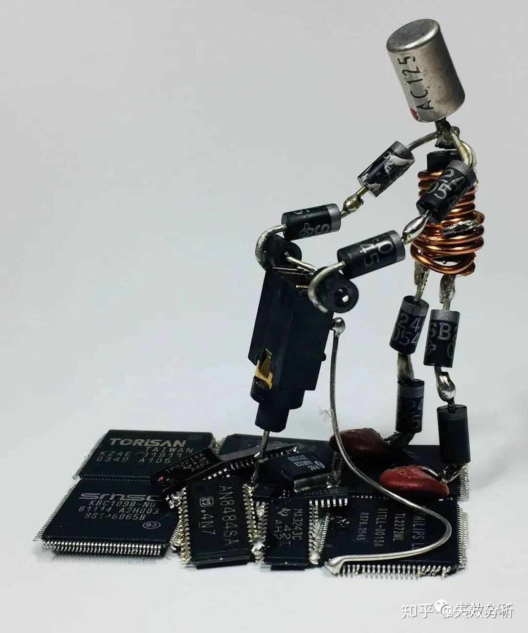 电子元器件创意作品,附带高清原图