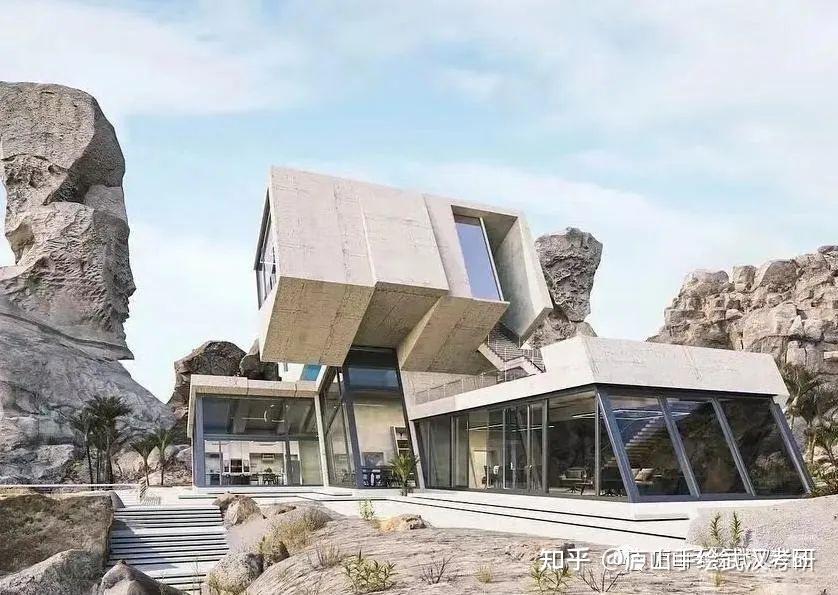 山地别墅建筑效果图教程解析 - 知乎