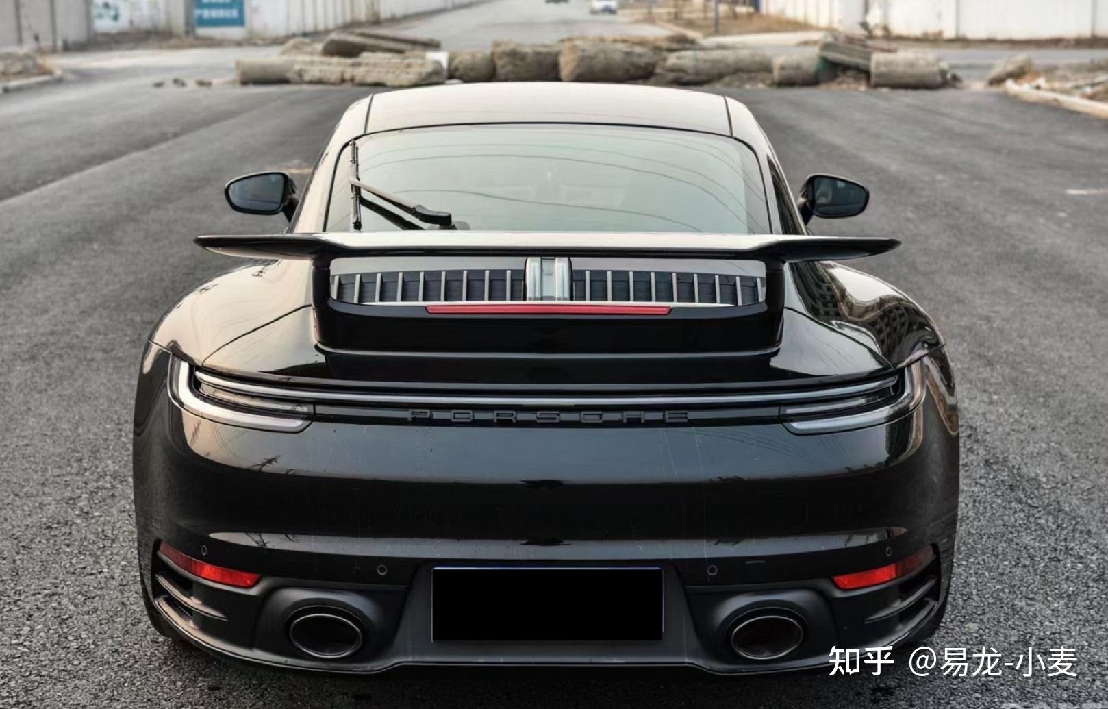 保时捷911992改装sd碳纤维大尾翼高扰流板升级外观包围套件案例原车