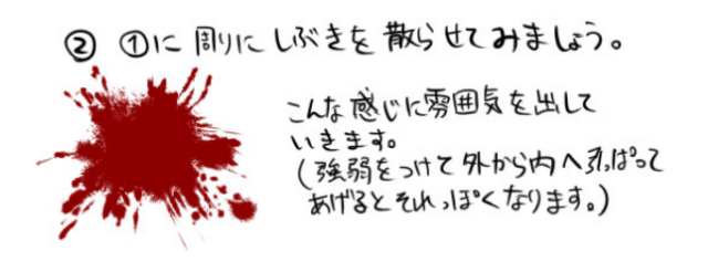 喷溅的血液怎么画?教你绘制血液飞溅到脸上的画法! - 知乎