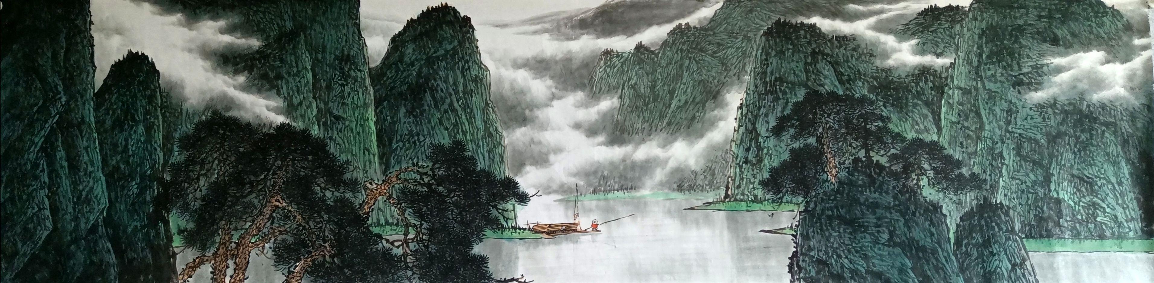 天地存大美王敬生山水画作品赏析之一