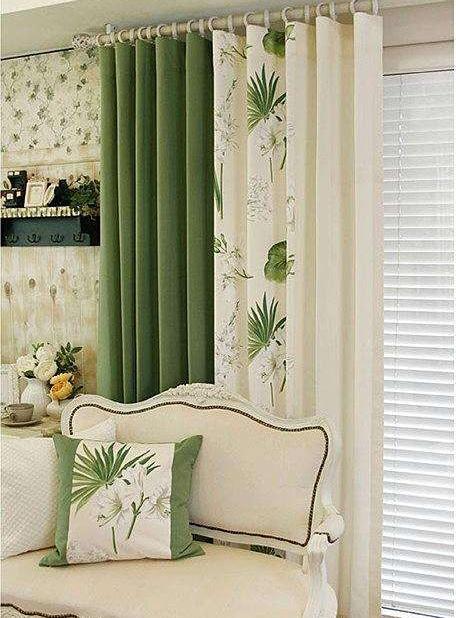 浅绿色的屋子,应该用什么颜色的窗帘?