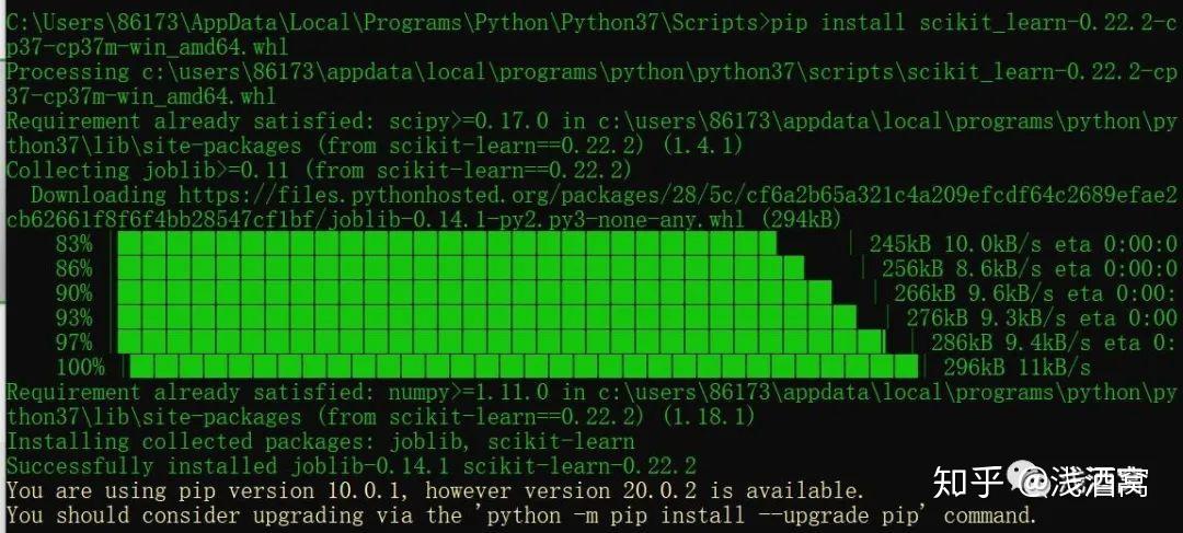 cmd-numpy-sklearn-scipy