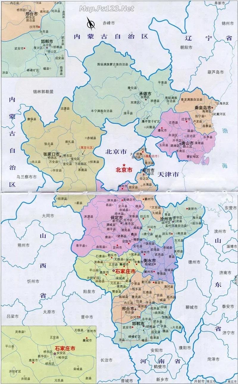 全国各县及乡镇地图图片