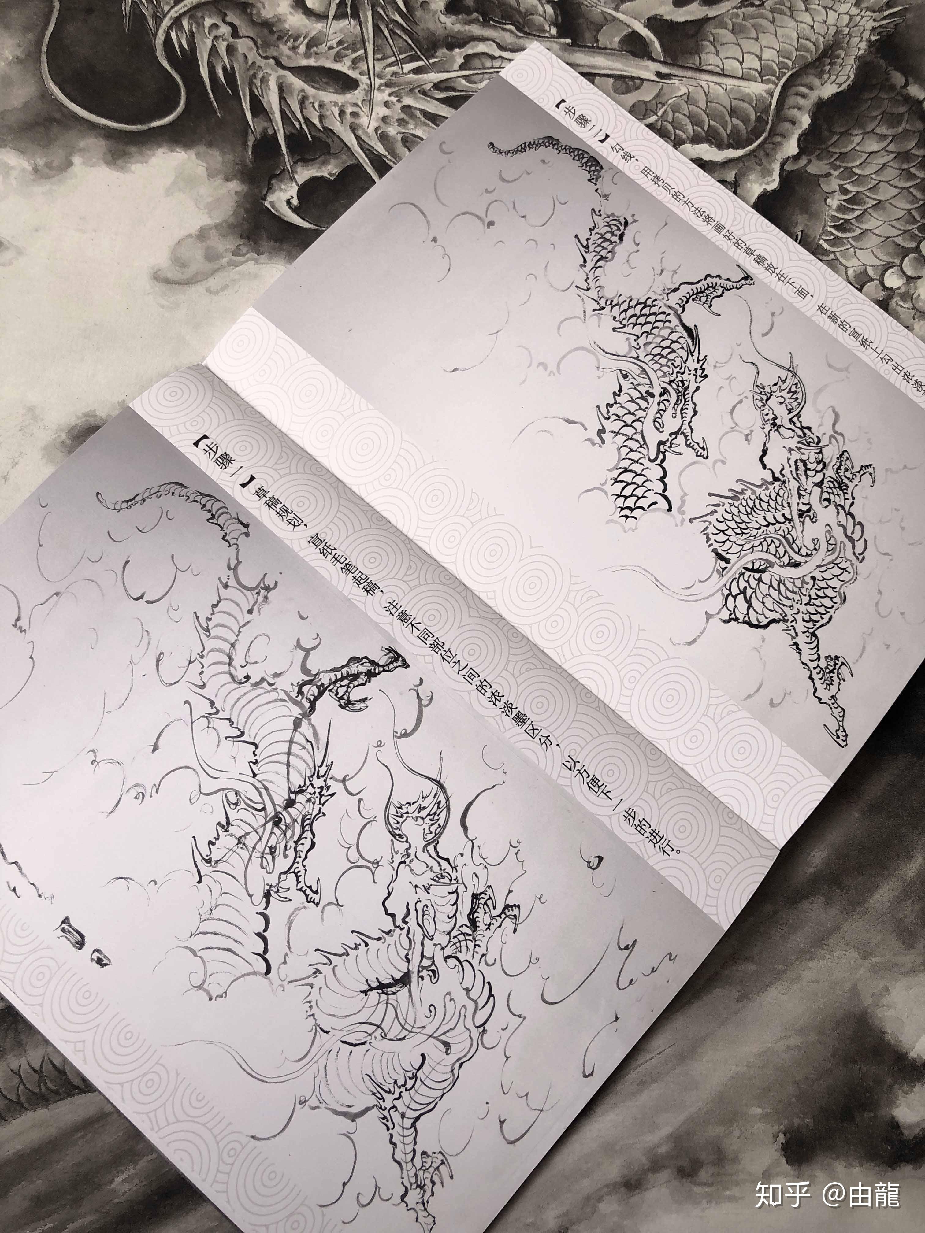 中国龙的画法研究《画龙六步》 - 知乎