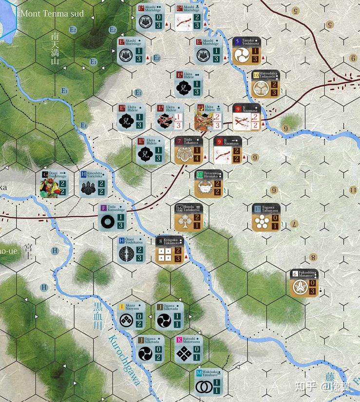 天下统一关原之战简易回合战报一