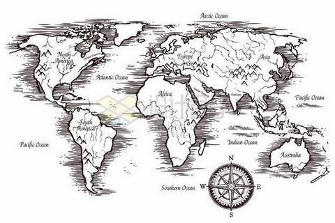 复古世界地图素材推荐