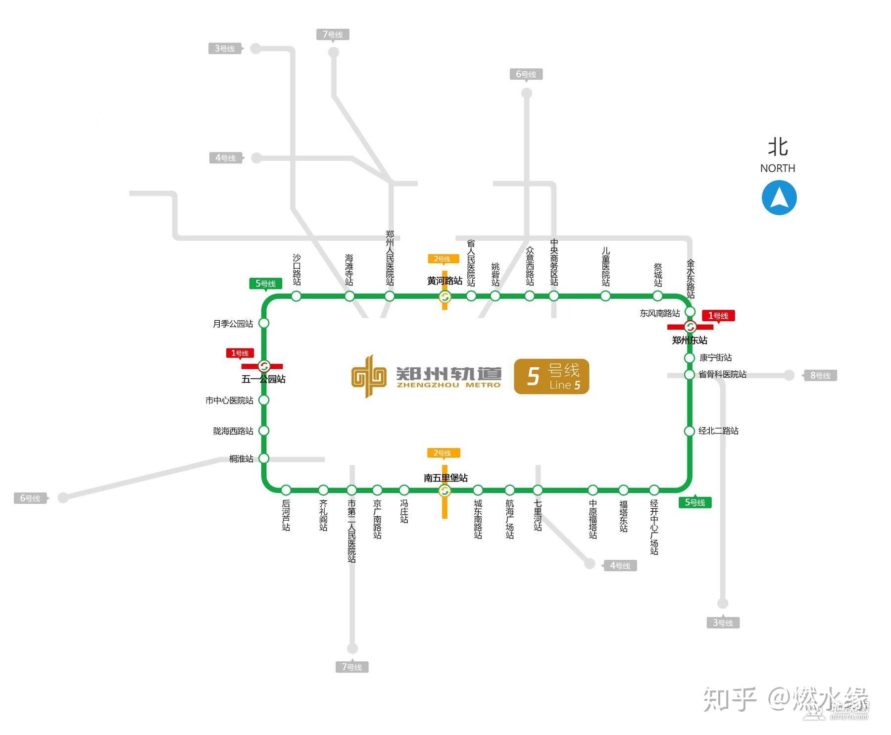 二七广场地铁口分布图图片