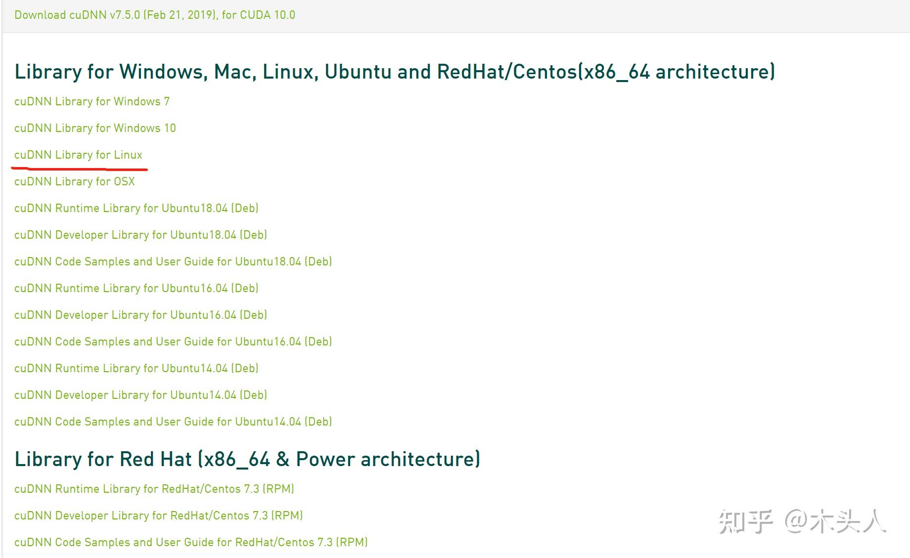 Linux nvidia cuda cudnn pytorch 