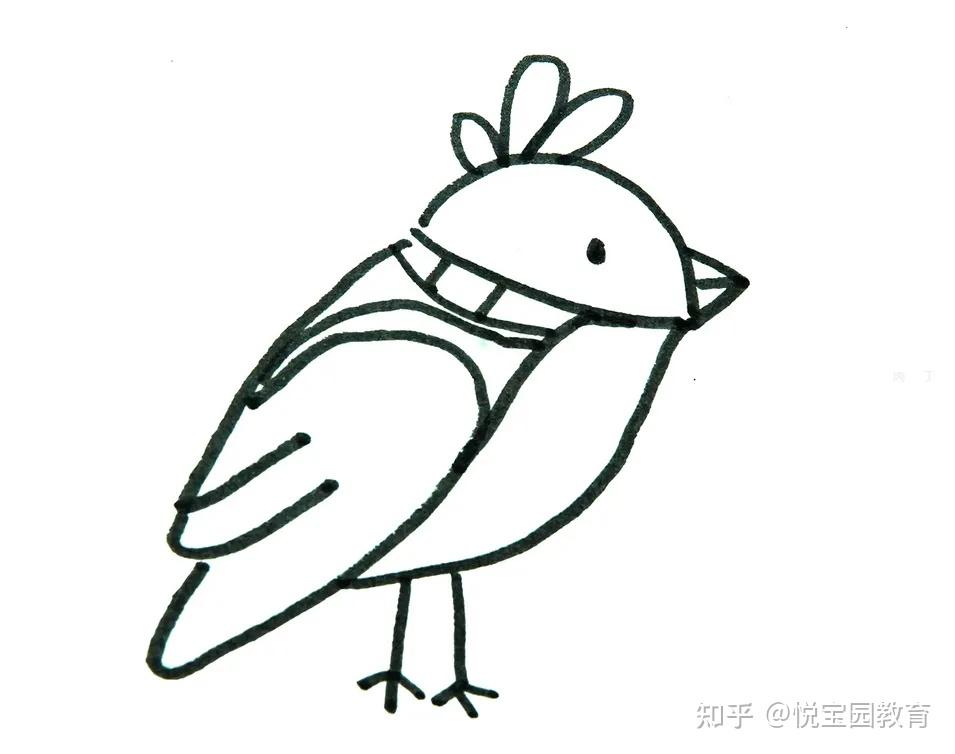 小鸟简笔画1