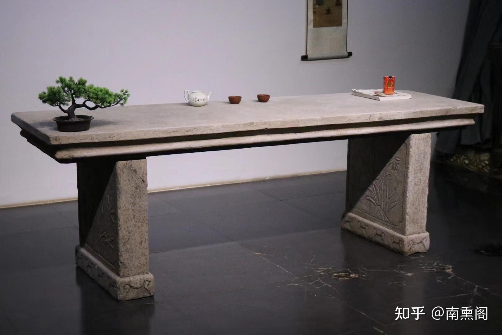 47-1104中式庭院石桌石狮子 (1) - 草图大师模型