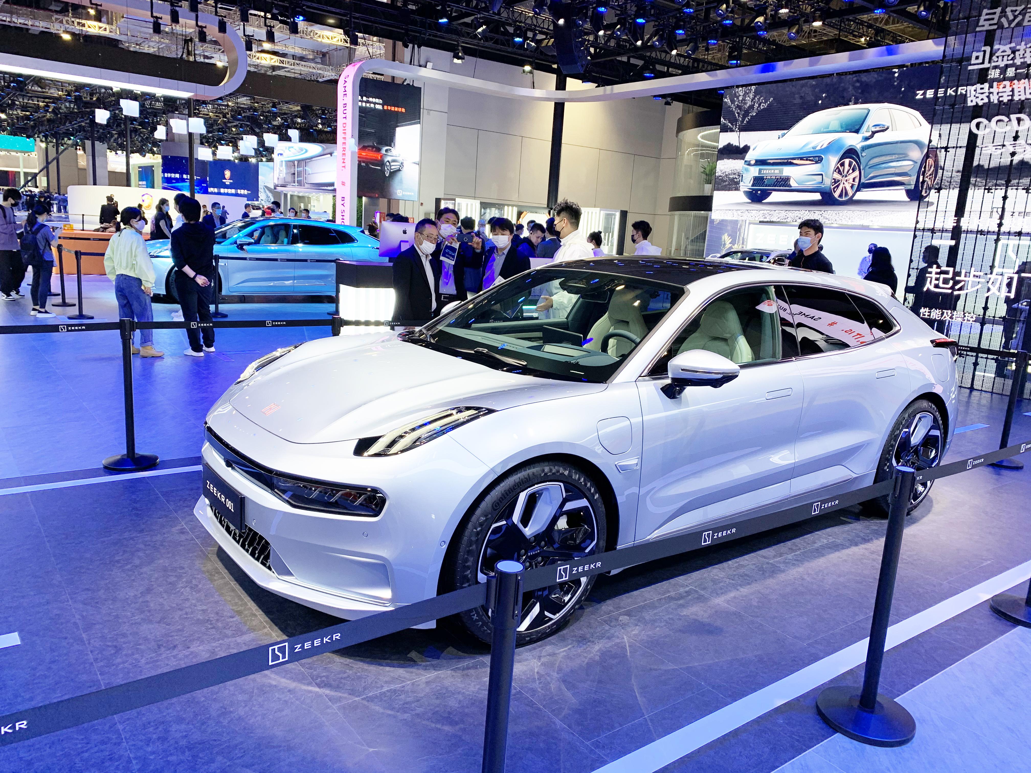 零百加速度38秒基于浩瀚架构佛系亮相上海车展