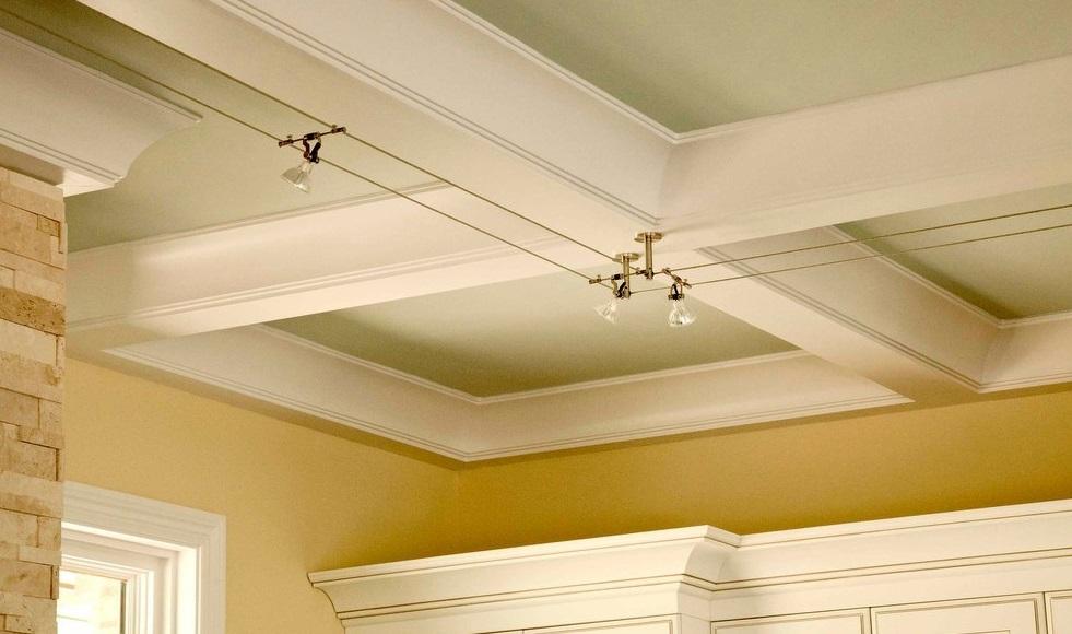 这样的十字梁怎么装修显的有时尚感