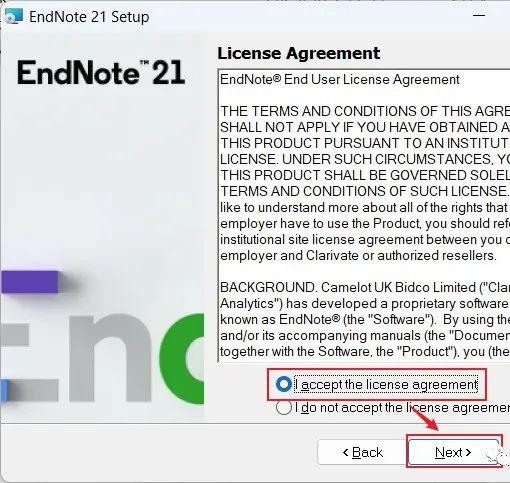 EndNote 21.2.17387 instal the new