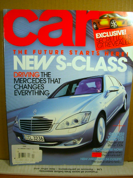 2006年《car》雜誌封面,梅賽德斯-奔馳s,改變了一切