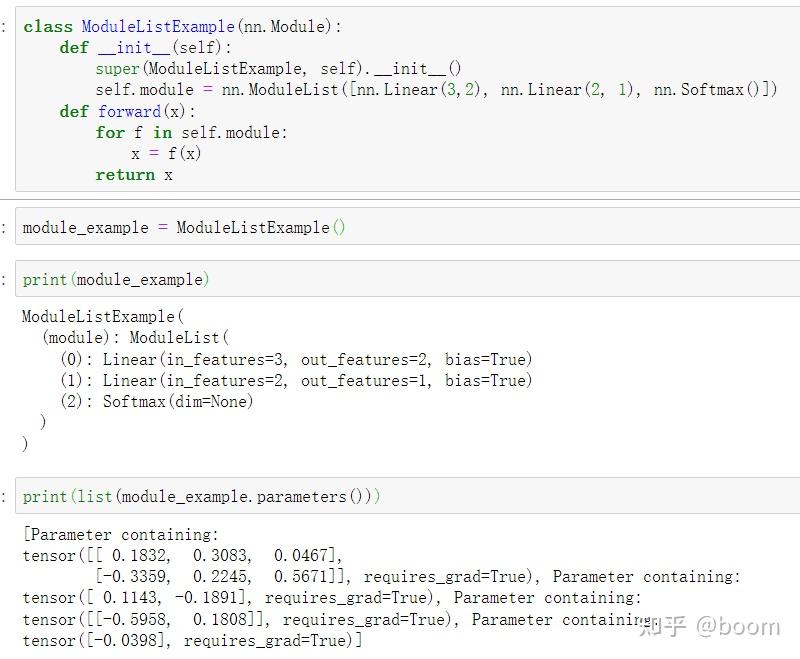 Nn modulelist nn sequential 