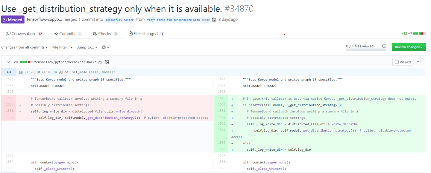 keras调用tensorborad时报错 AttributeError 'Model' object has no attribute ...