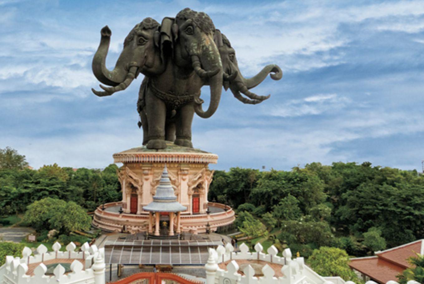 大象与泰国的历史,文化,宗教,旅游等的关系密不可分,从尊贵的国王到
