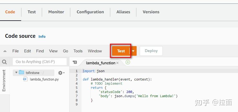 创建AWS Lambda函数python - 知乎
